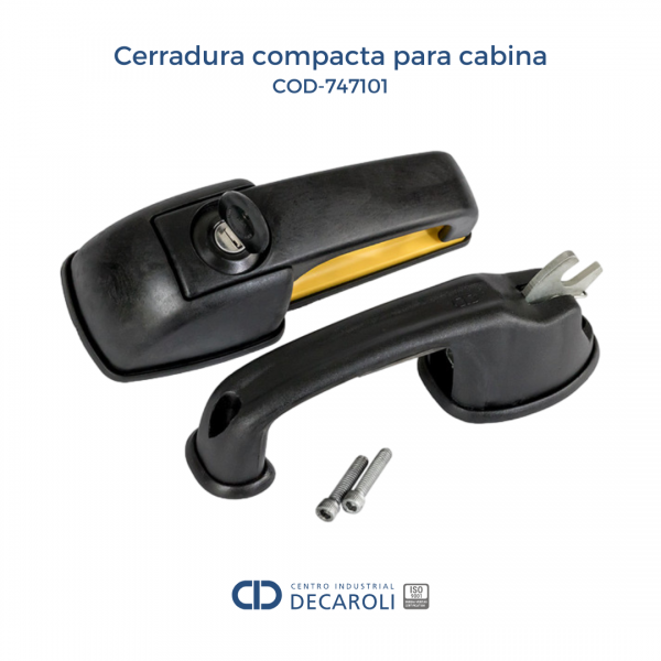 Cerradura compacta para cabina (opción con recibidor)