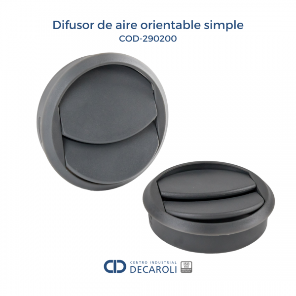 Difusor de aire orientable simple