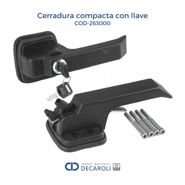 Cerradura compacta con llave