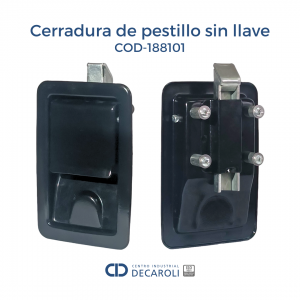 Cerradura de pestillo sin llave