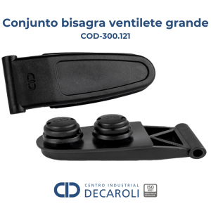 Conjunto bisagra ventilete grande